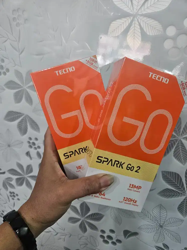Tecno spark go 2 ram 8/128 new tampilan ip 16