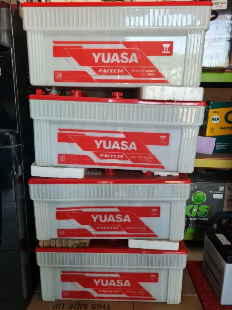Aki N200 second / Bekas merek Yuasa