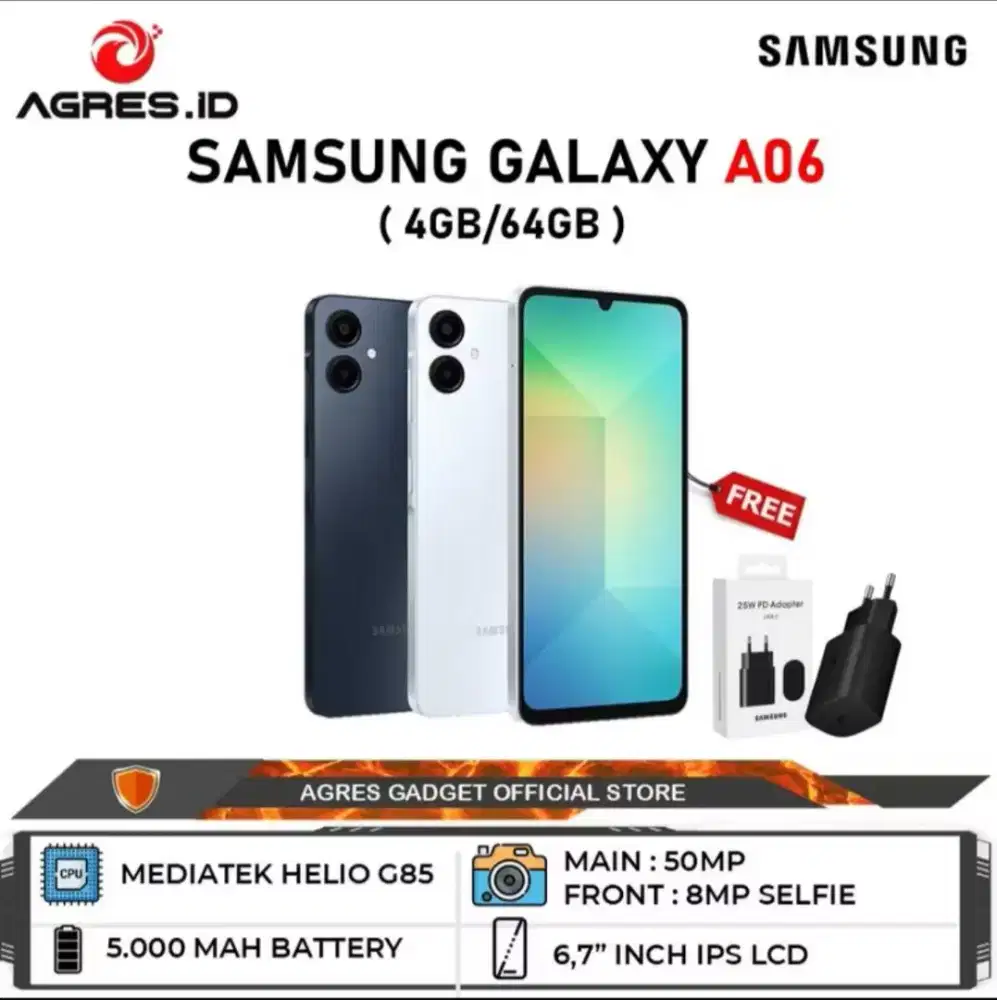 Samsung A06 Ram 4/64