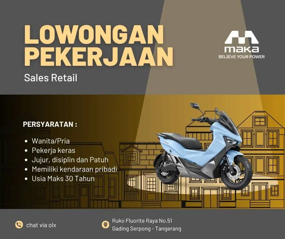 SALES RETAIL MAKA MOTOR