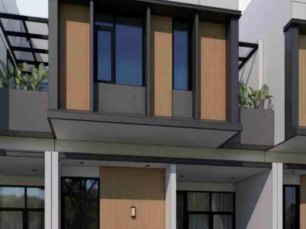 Rumah baru 2 lantai pingir jl eaya dekat RSUD cibubur ciracas jakarta timur