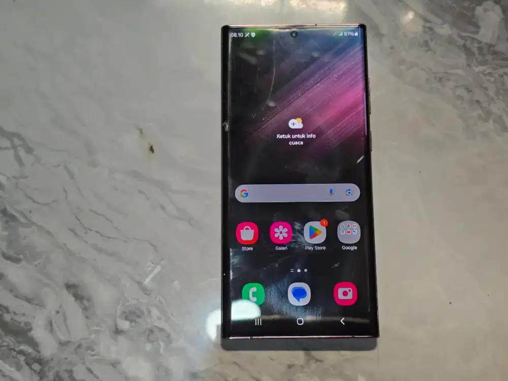 Samsung S22 Ultra 256GB/12GB Exs Sein Tompel Retak