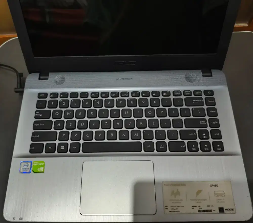 Asus X441u i3 gen 7 + Nvidia MX110