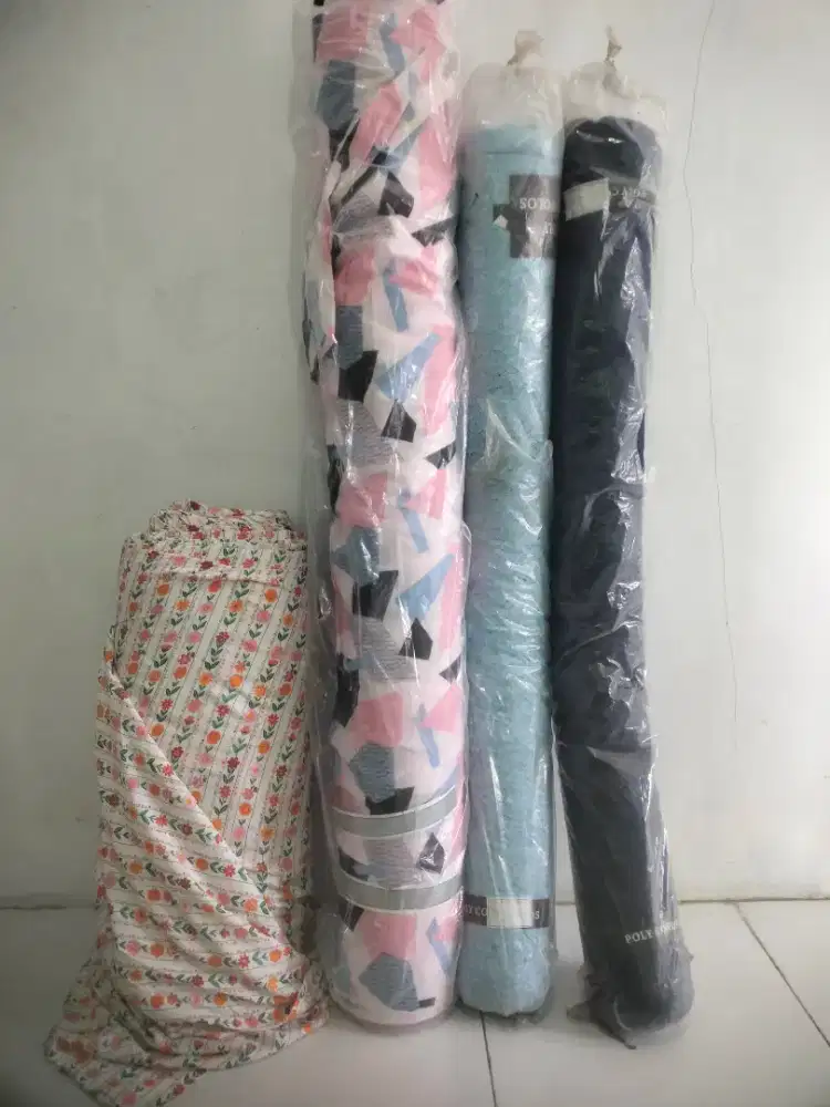 Borongan Kain Rayon dan brukat