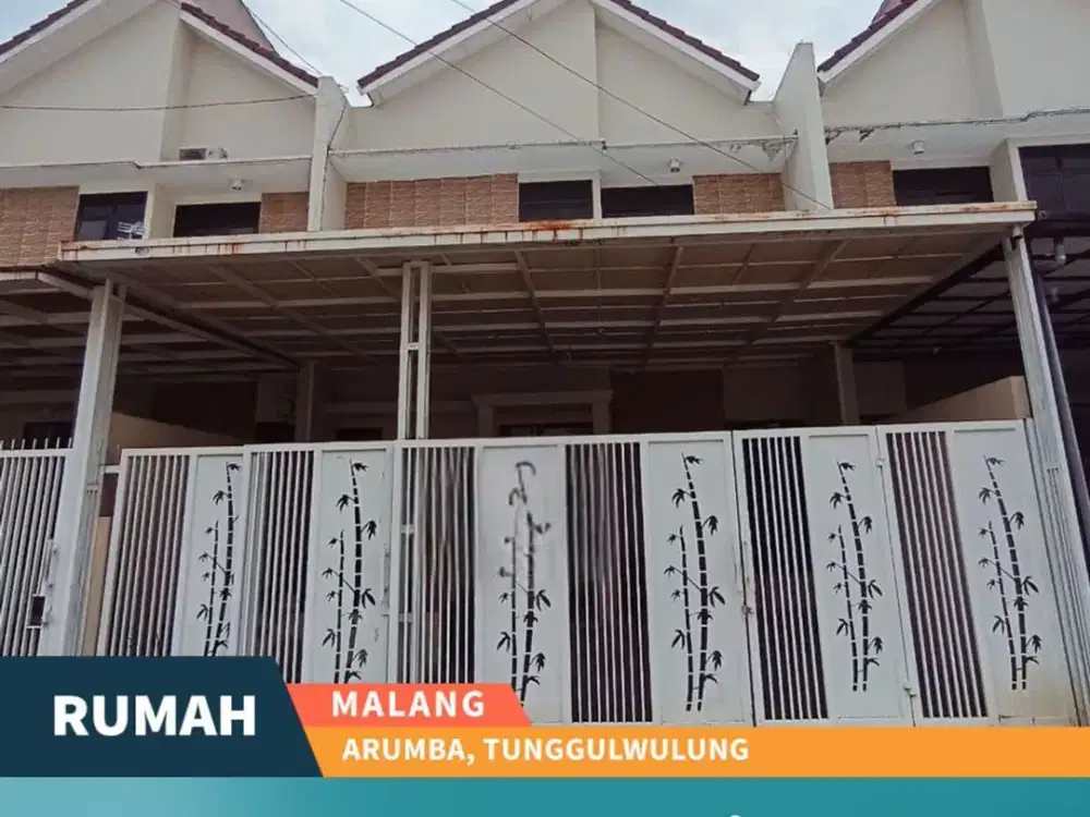 h001 Rumah Dalam Cluster Lokasi Area Arumba, TunggulWulung, Malang