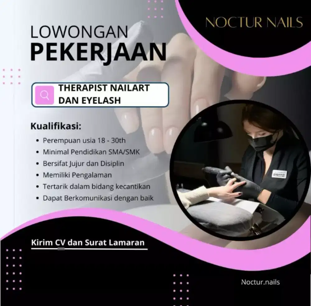 Staff nailart dan eyelash