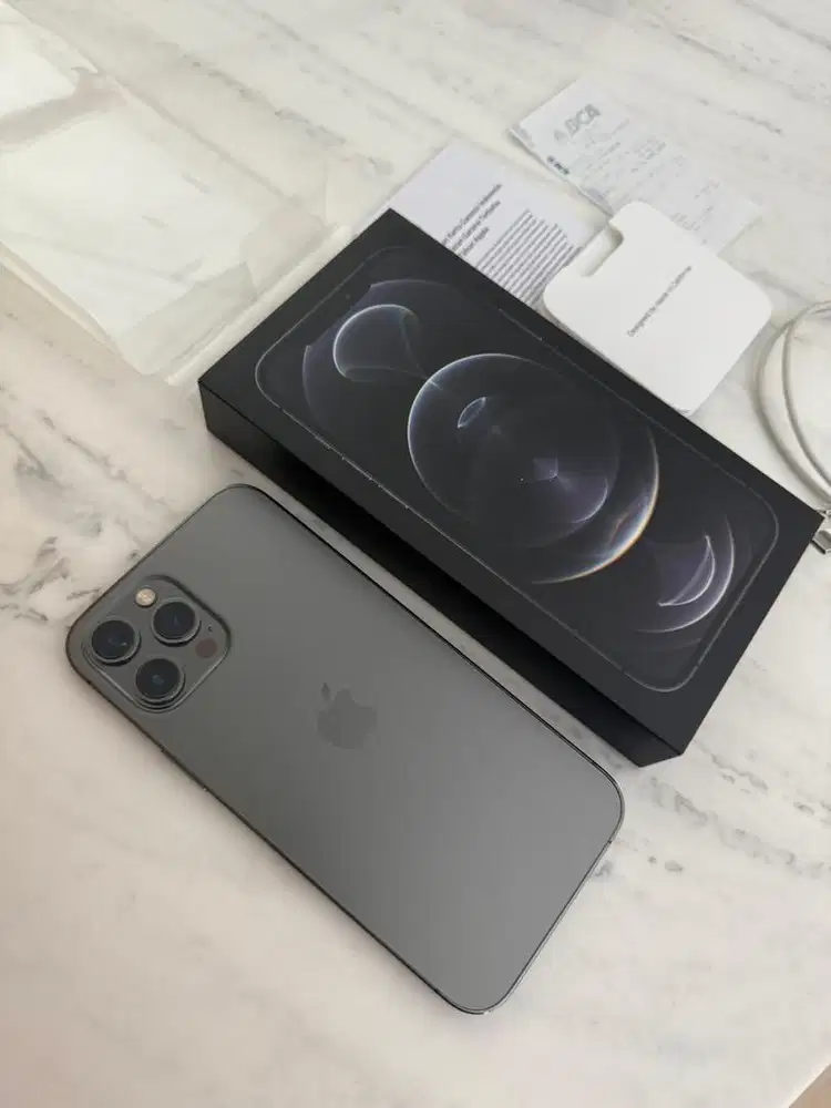 JUAL：Iphone 12 pro max 256 GB ex IBOX kondisi 95%
