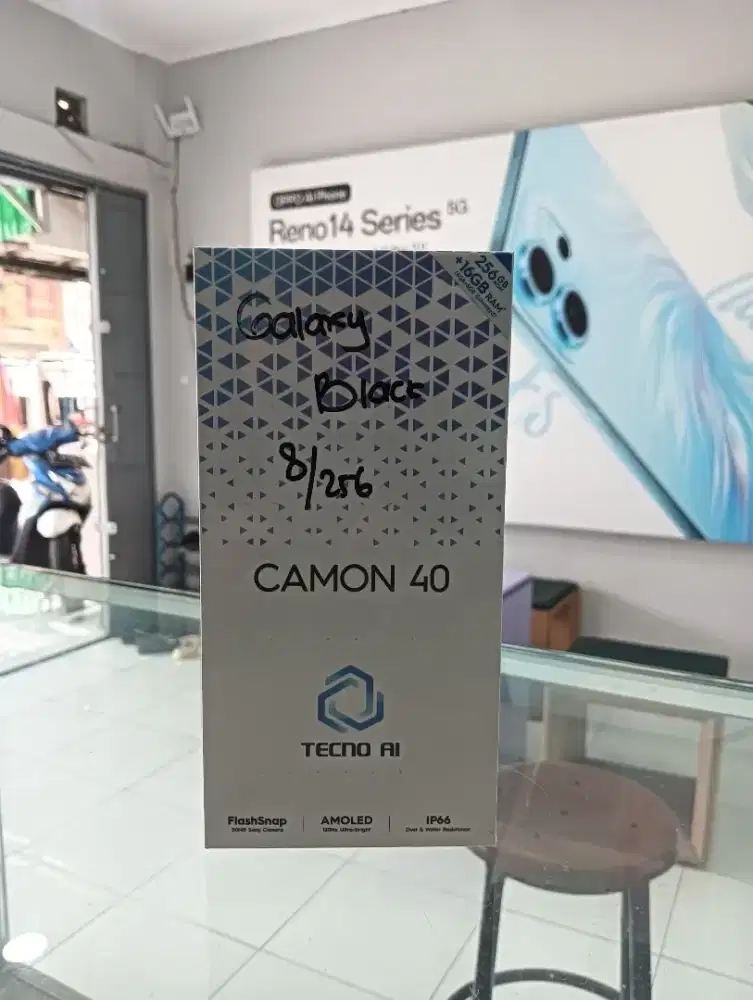 TECNO CAMON 40 8/256 BARUU GARANSI RESMI SEGEL