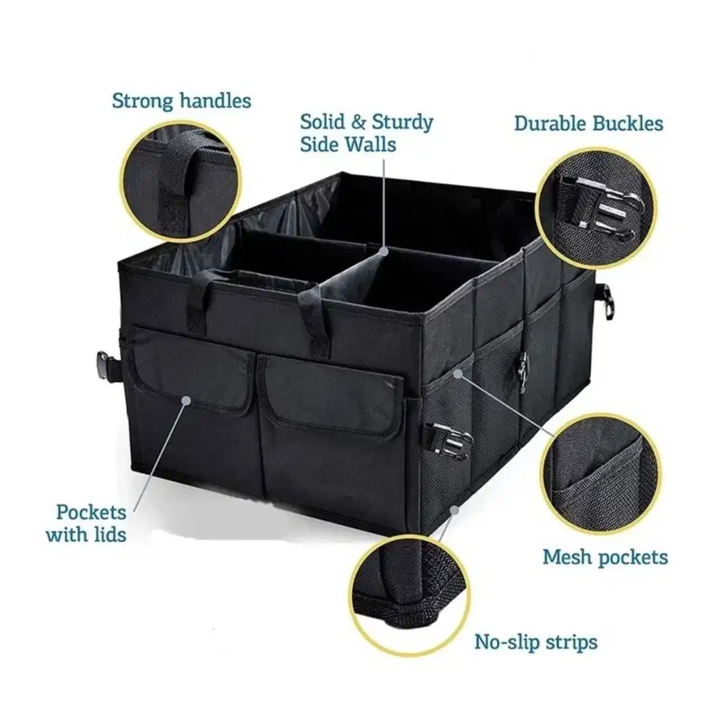 Tas Organizer Bagasi Mobil Oxford 600D Car Trunk Storage Bag - D600