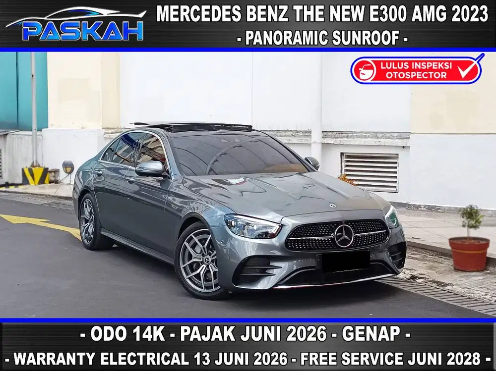 Odo=14k Bunga=4,5% PAJAK=JUN-2026 GENAP E 300 AMG 2023 E300 AMG 2023