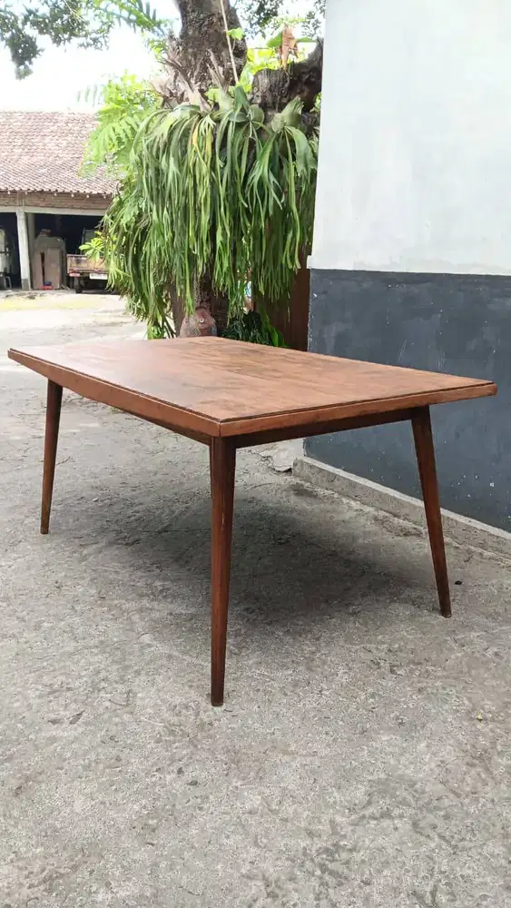 Meja Makan Jati Jengki  Lawas Jadul Kuno Langka Langka Jadoel Klasik A