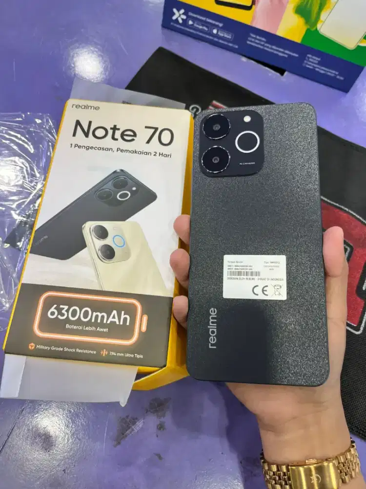 REALME NOTE 70 BATRAI TERBESAR 6300MAH