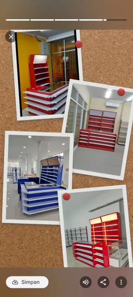MEJA KASIR Toko Minimarket