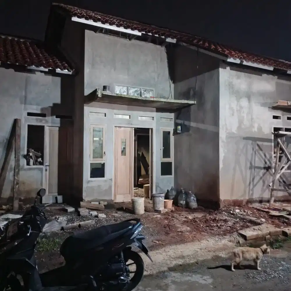 Rumah model minimalis full granit di sawangan kota Depok