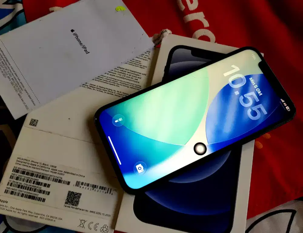 iPhone 12 128 iBox mulus lengkap,Cuma lcd gantian oled