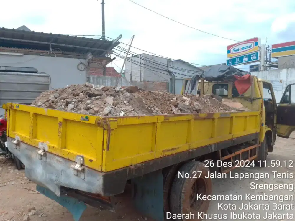 Jasa angkut puing/sampah proyek