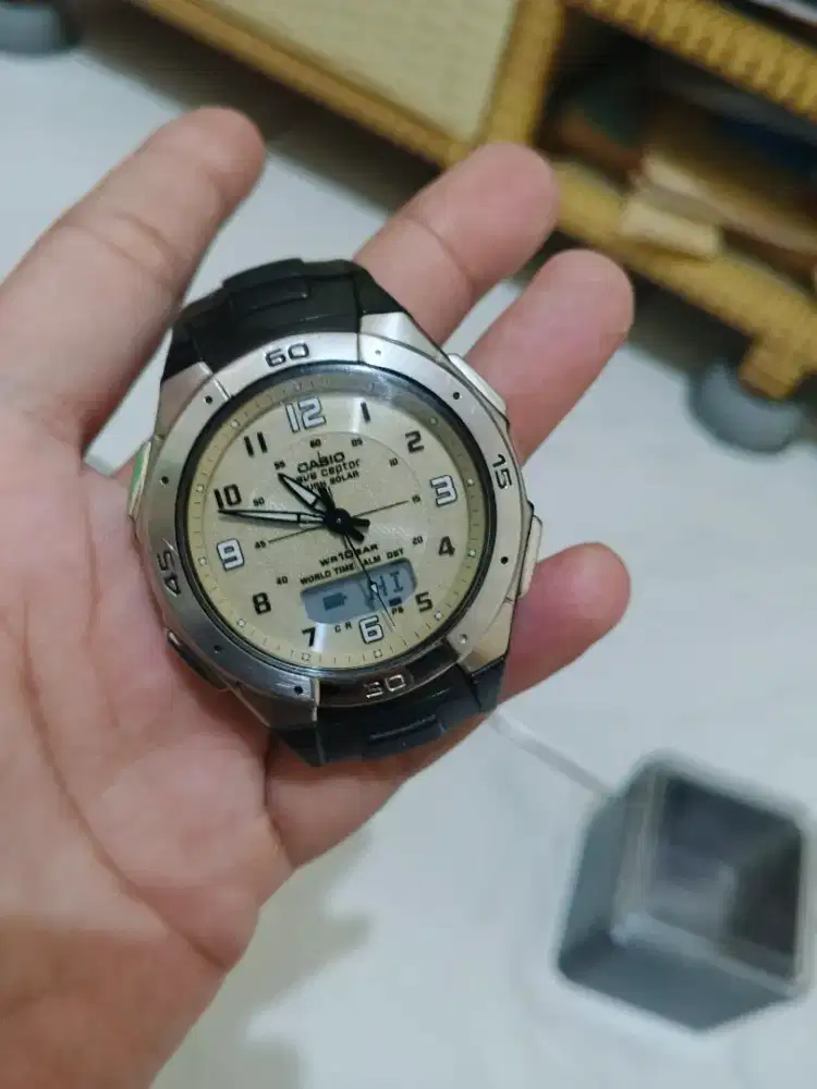 Casio waveceptor wva 470 mulus istimewa minus strap