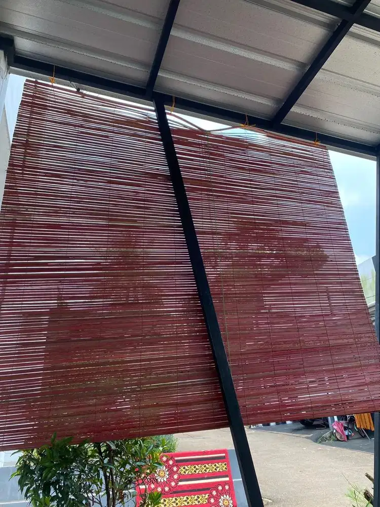 Tirai bambu ukuran 1 kali 1,5M