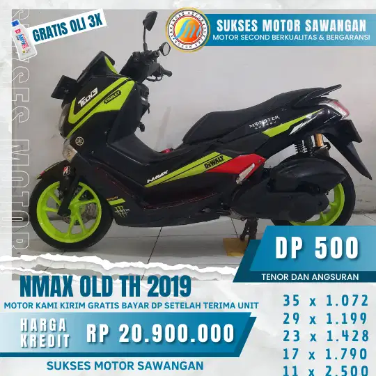 DI JUAL CASH, KREDIT, TUKAR TAMBAH YAMAHA NMAX OLD TH 2019