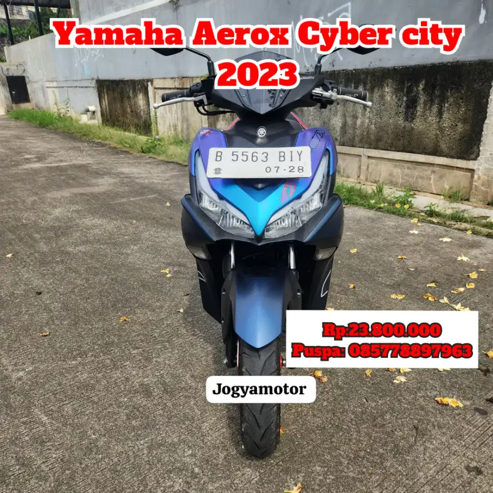 Yamaha Aerox Cyber city 2023 cash dan credit