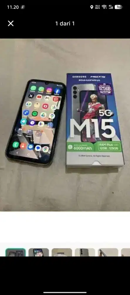 SAMSUNG M15 5G grey 6/128