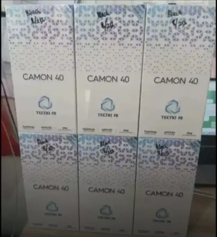 Tecno Camon 40 8/128 - 8/256 BNIB Garansi Resmi Indonesia