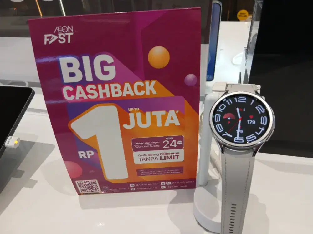 SAMSUNG GALAXY WATCH6 CLASSIC 47mm | CICILAN TANPA KARTU KREDIT
