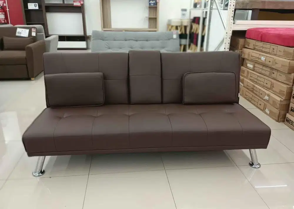PROMO! SOFA BED SELMA GENI BROWN