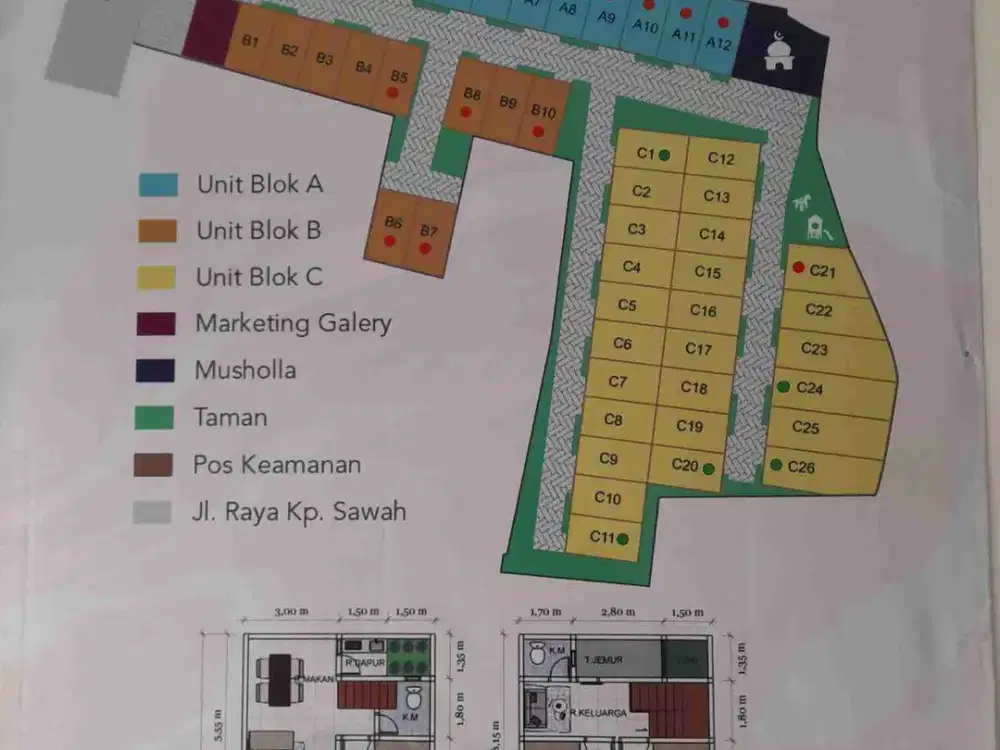 lokasi strategis, harga dijamin paling murah , banyak unit nya 48rumah , promo banyak bonus dan diskon.