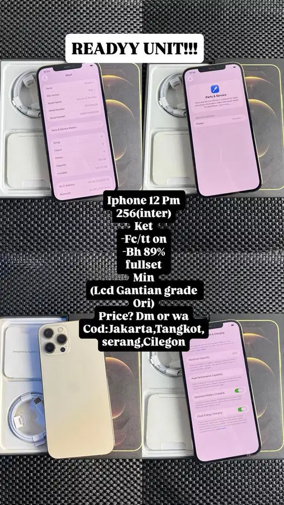 Jual Iphone 12 Promax 256 Inter