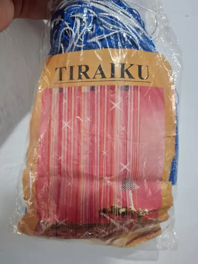 Hiasan tirai rumbai rumbai