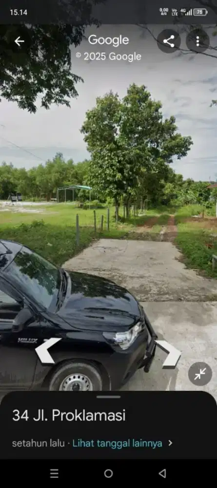 Tanah dijual SHM Luas 10.129M2 harga 2.500.000/meter nego