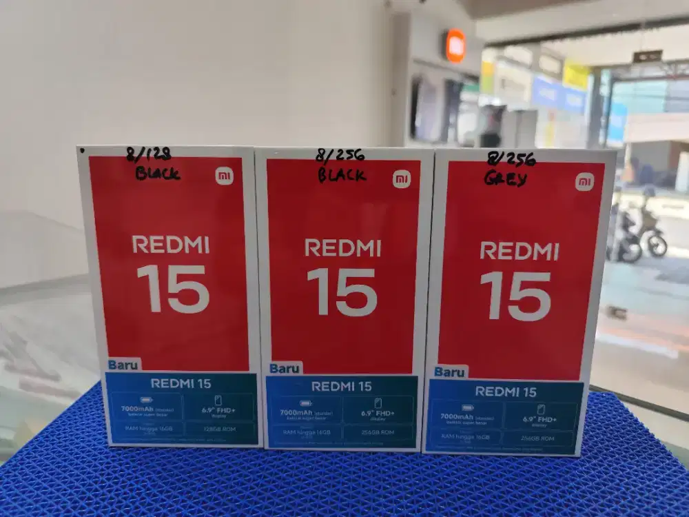 Redmi 15 New,PROMO TERMURAH,Garansi Resmi 15 Bulan,Bisa COD