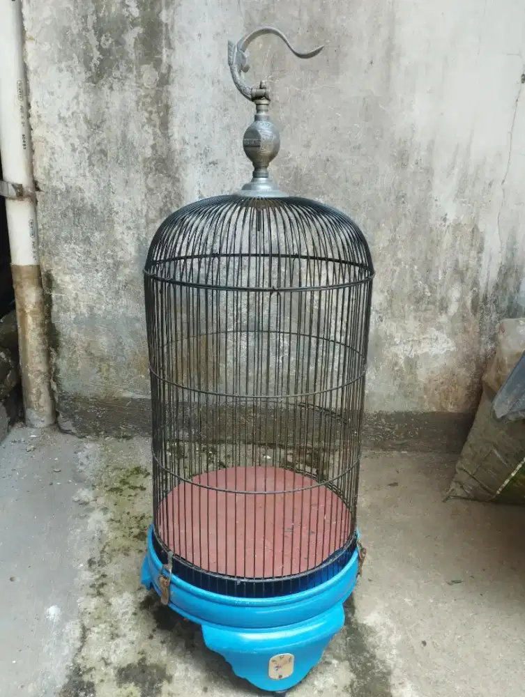 Kandang burung merk sazime biru