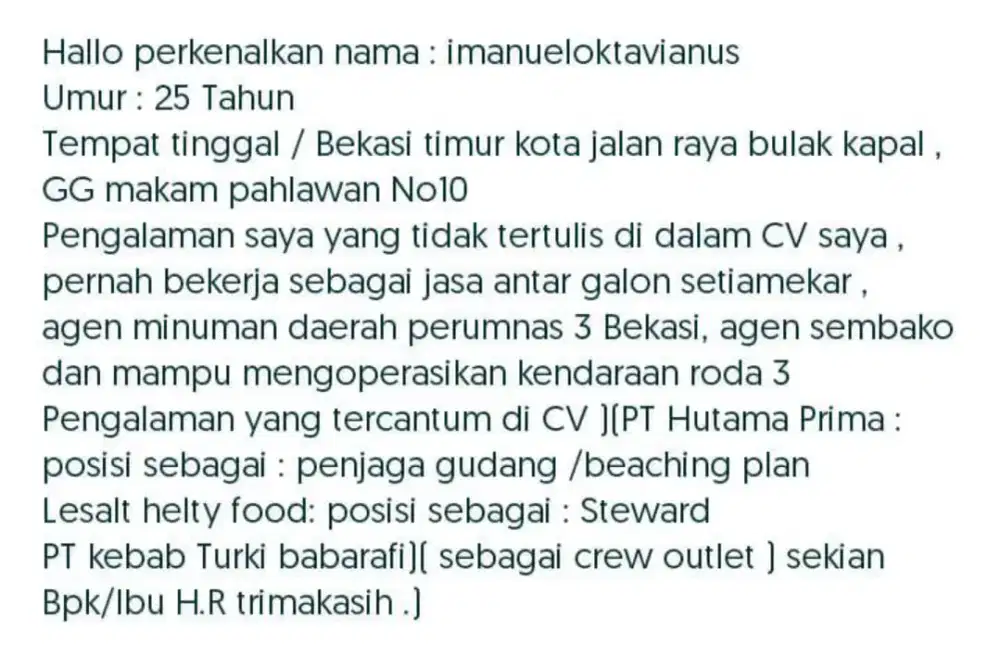 Cari yang PP dan harian