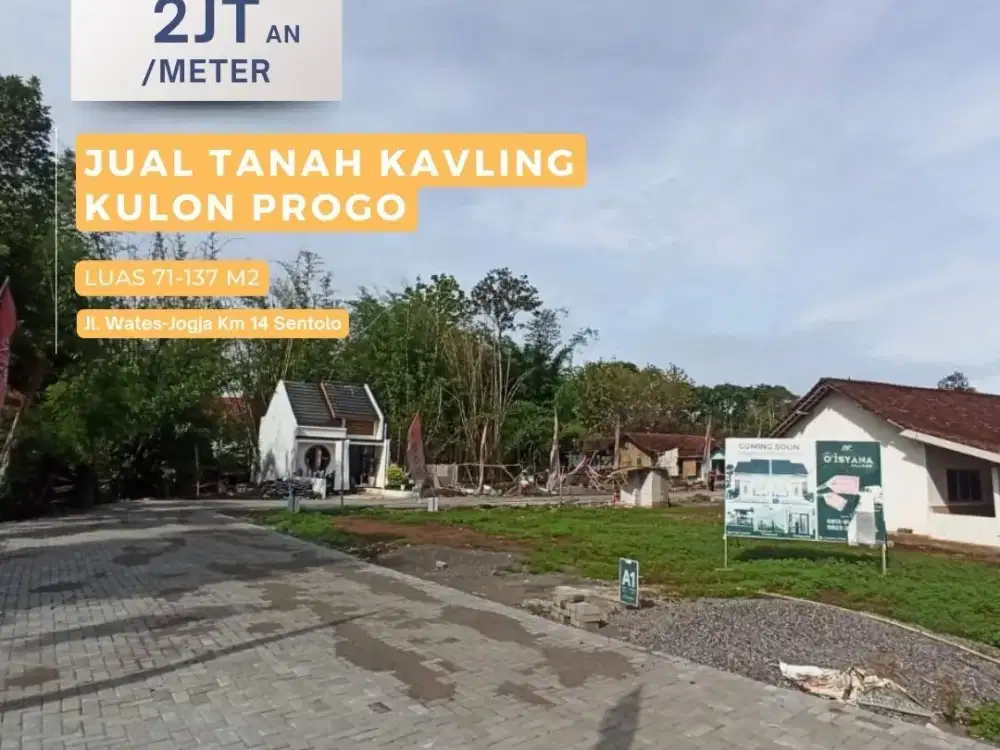 Tanah Dijual Yogyakarta Kulon Progo Murah Dekat Akses Tol dan Sekolah