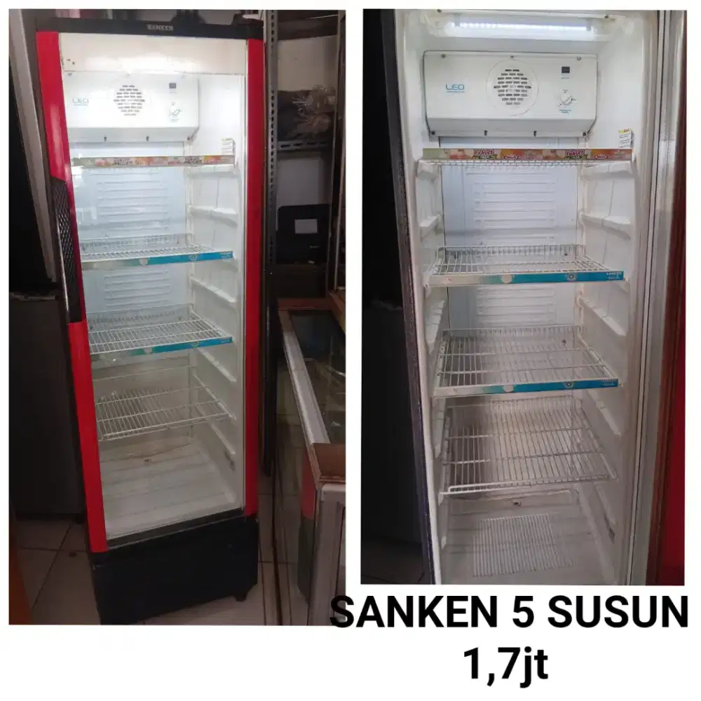 showcase sanken bekas bergaransi