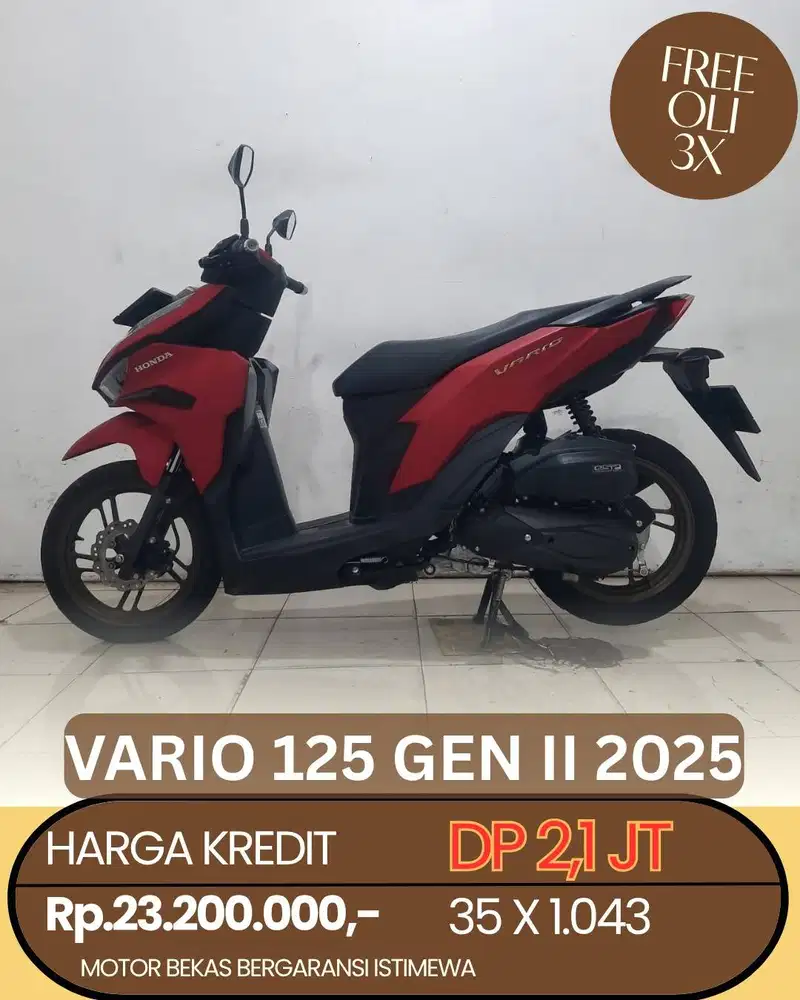 motor bekas vario 125 masih rasa baru