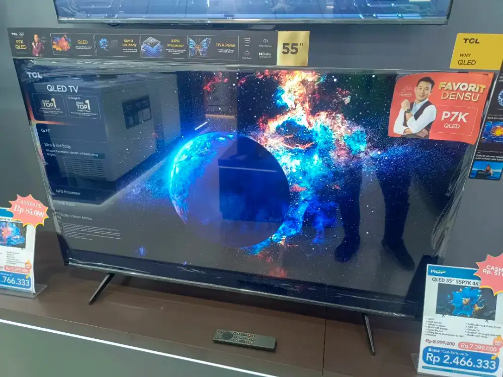Kredit tv TCL 55 INCH tanpa DP