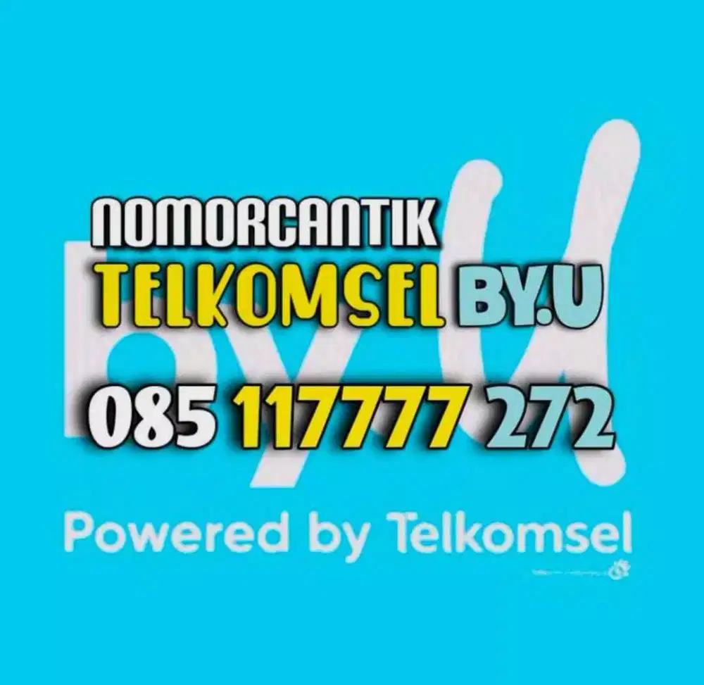 (bisa COD) Nomor Cantik Kartu TELKOMSEL By.U KUARTED 7777272 #05