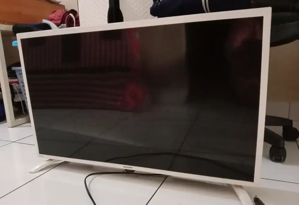tv sharp rusak layarnya, mesin masih bagus