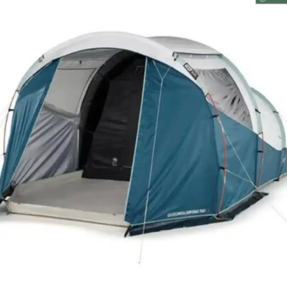 Tenda Camping Arpenaz 4.1 Fresh & Black - 4 Org 1 Ruang Tidur