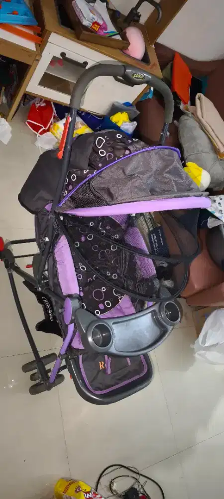 Stroller Pliko Rocker Ungu