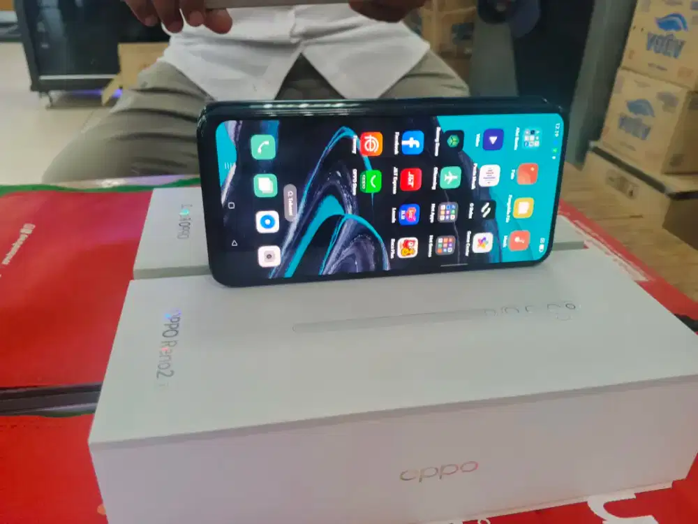 Oppo Reno 2F ram 8/128 gb lengkap normal siap pke