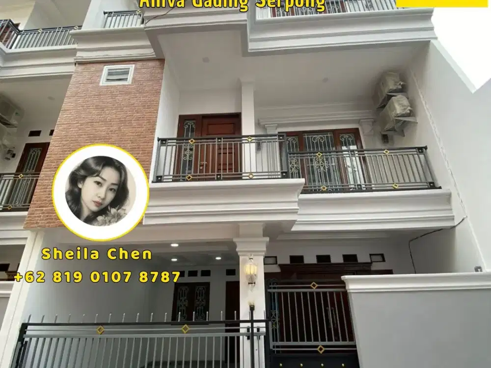 RUMAH MEWAH KLASIK MEDITERANIA DI KAWASAN ELIT KAVLING DEPLU LARANGAN