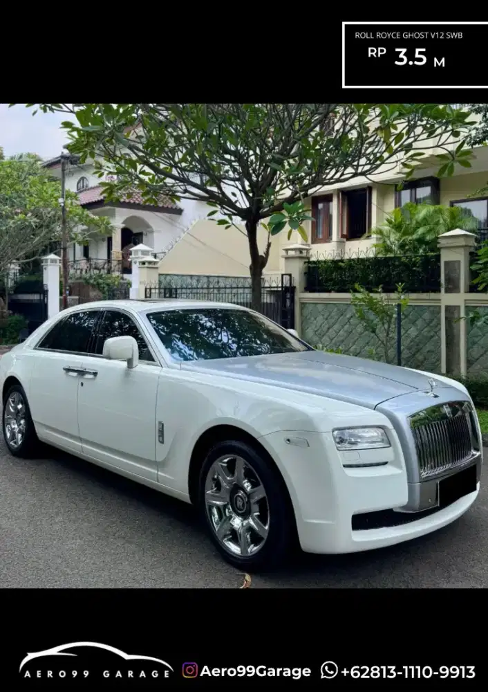 ROLLS ROYCE GHOST V12 SWB 2010 TERMURAH