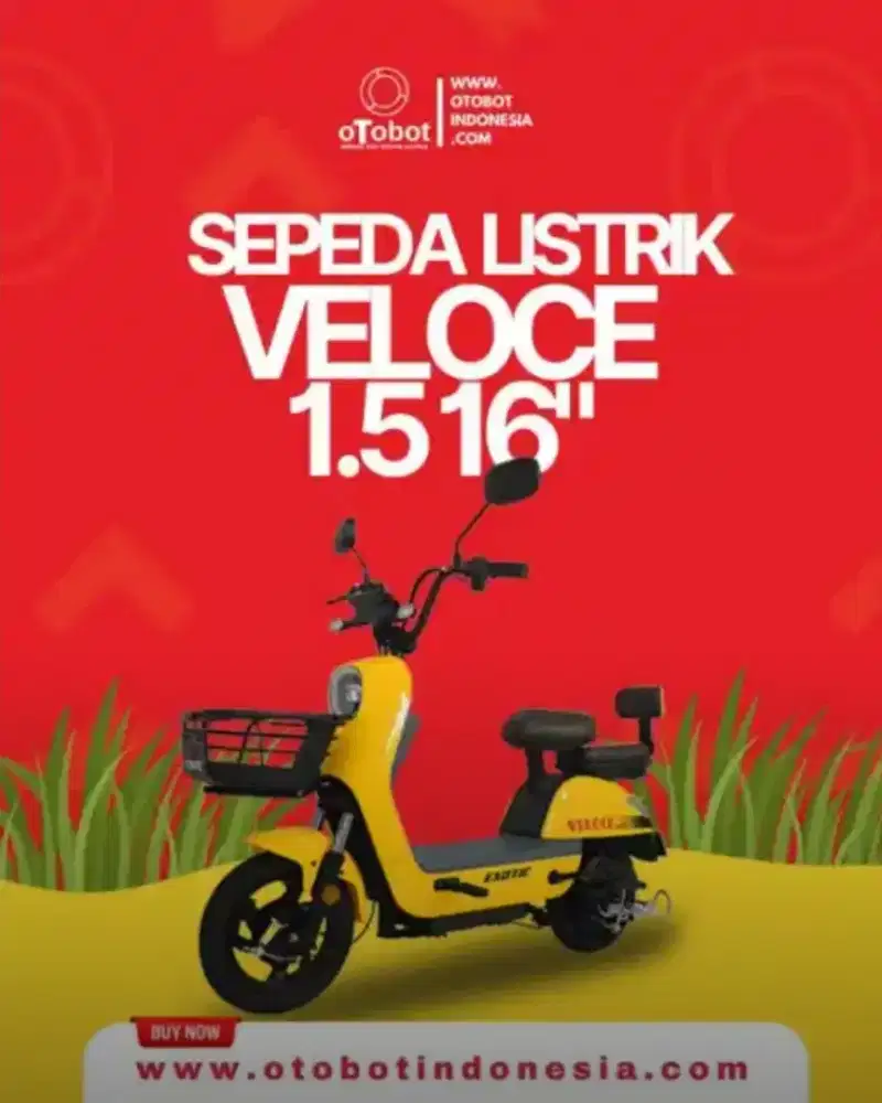 Sepeda Listrik EXOTIC Veloce 1.5 16' BARU