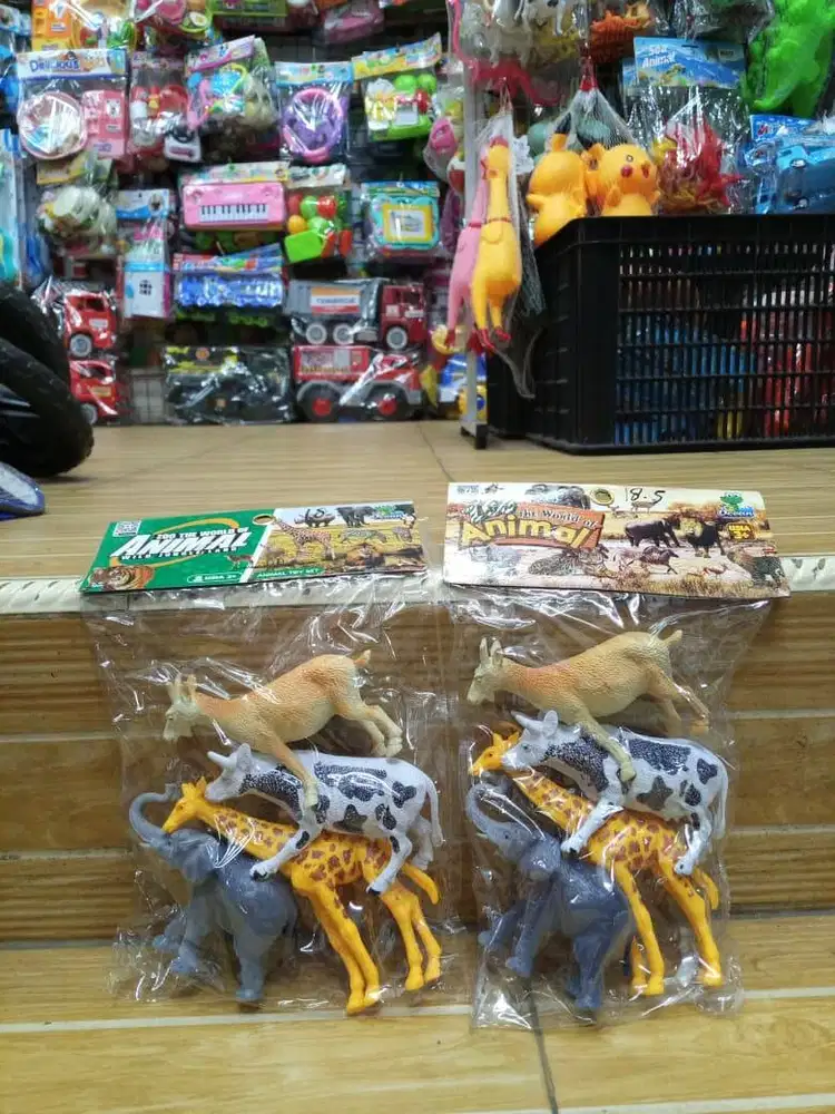 mainan anak hewan isi 4