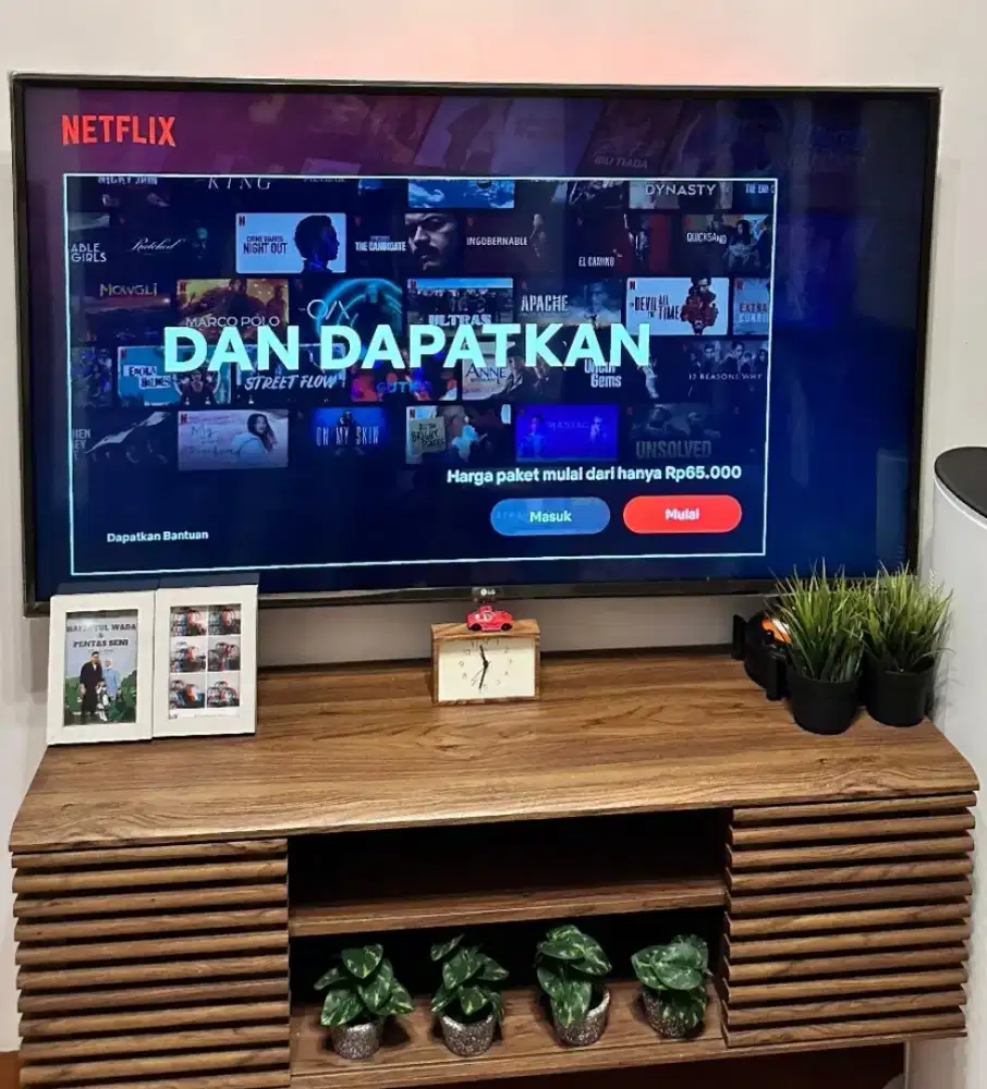 SMART TV LG 55 inchi MASIH BAGUS LENGKAP DAN NETFLIX YOUTUBE READY