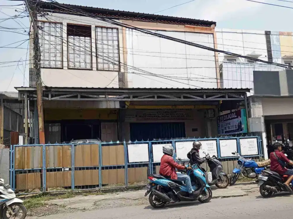 Jual Ruko Gandeng Luas 140m Pinggir Jalan Utama Tambun Selatan lokasi Strategis cocok untuk usaha